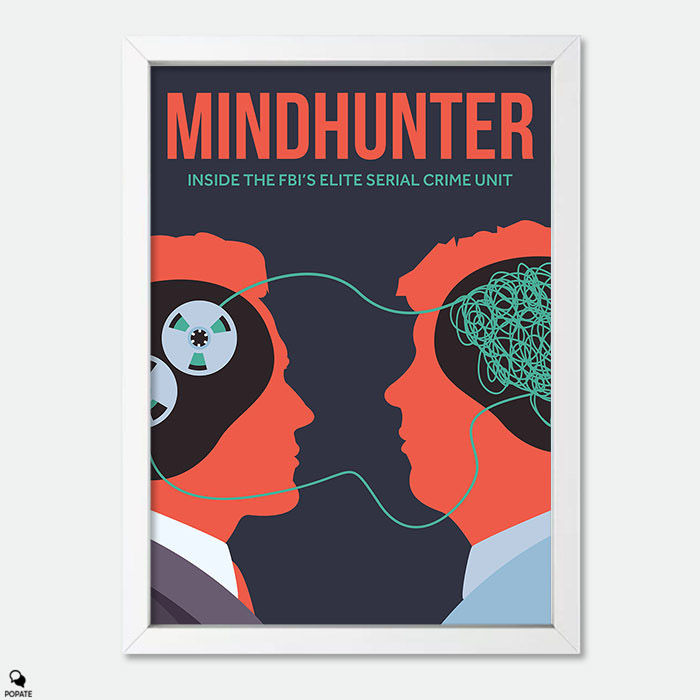 Thumbnail: Mindhunter Minimalist Mini Framed Print - Criminal Profile