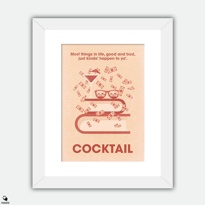 Thumbnail: Cocktail Alternative Minimalist Framed Print 2