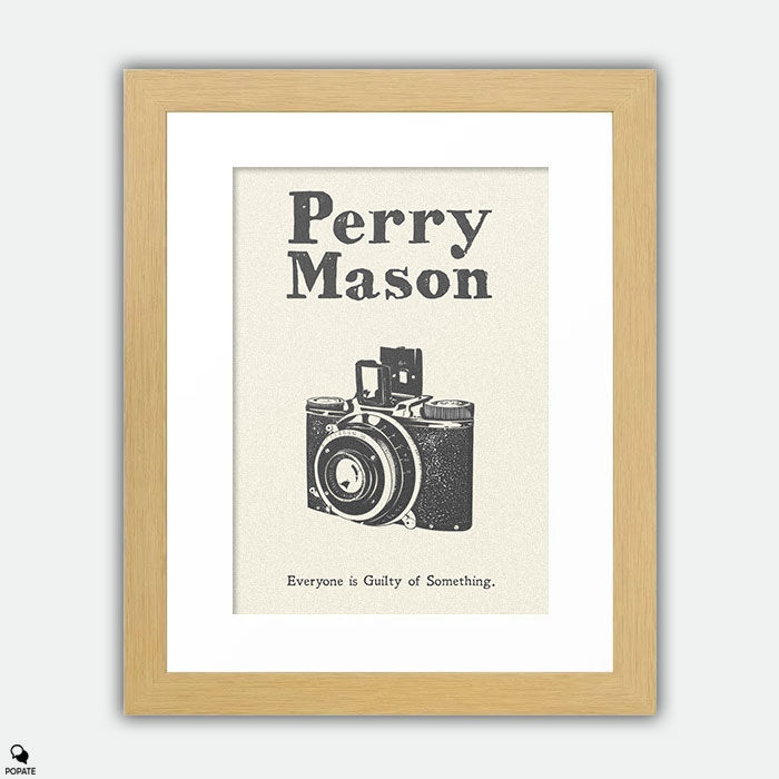 Thumbnail: Perry Mason Vintage Large Framed Print