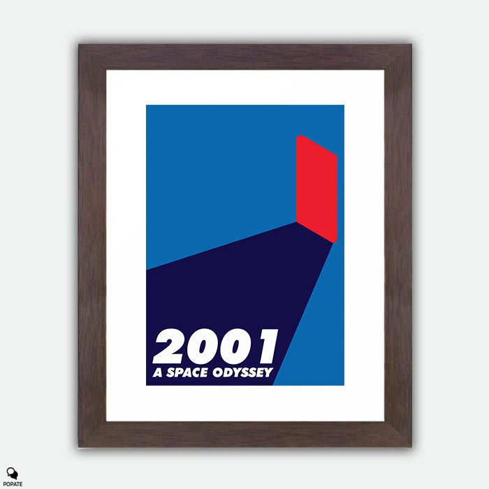 Thumbnail: 2001: A Space Odyssey Minimalist Large Framed Print - Monolith