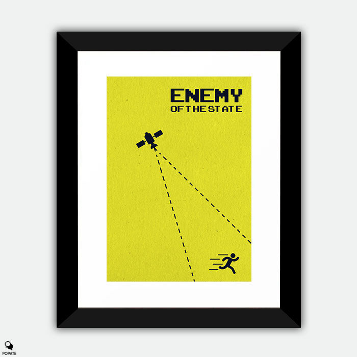 Enemy of The State Minimalist Framed Print