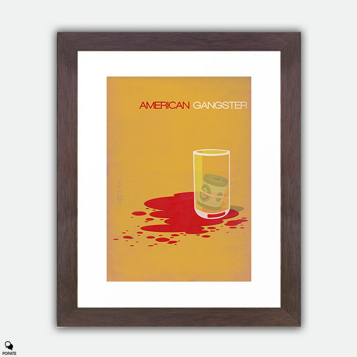 Thumbnail: American Gangster Minimalist Framed Print