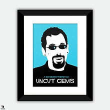 Uncut Gems Saul Bass style Vintage Framed Print - Howard