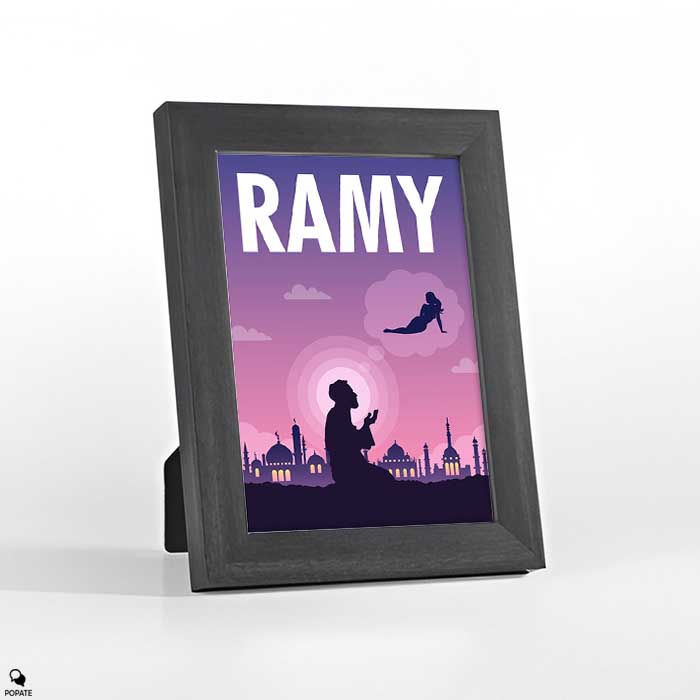 Thumbnail: Ramy Minimalist Mini Framed Print