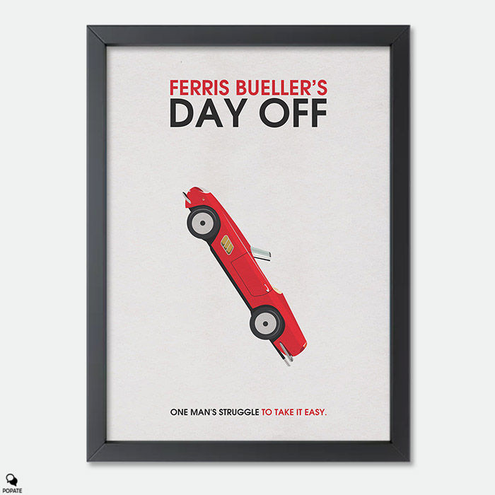 Ferris Bueller's Day Off Alternative Minimalist Mini Framed Print