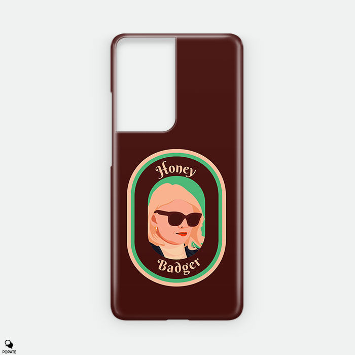 Thumbnail: Succession Fan Art Shiv Roy Alternative Galaxy Phone Case - Honey Badger