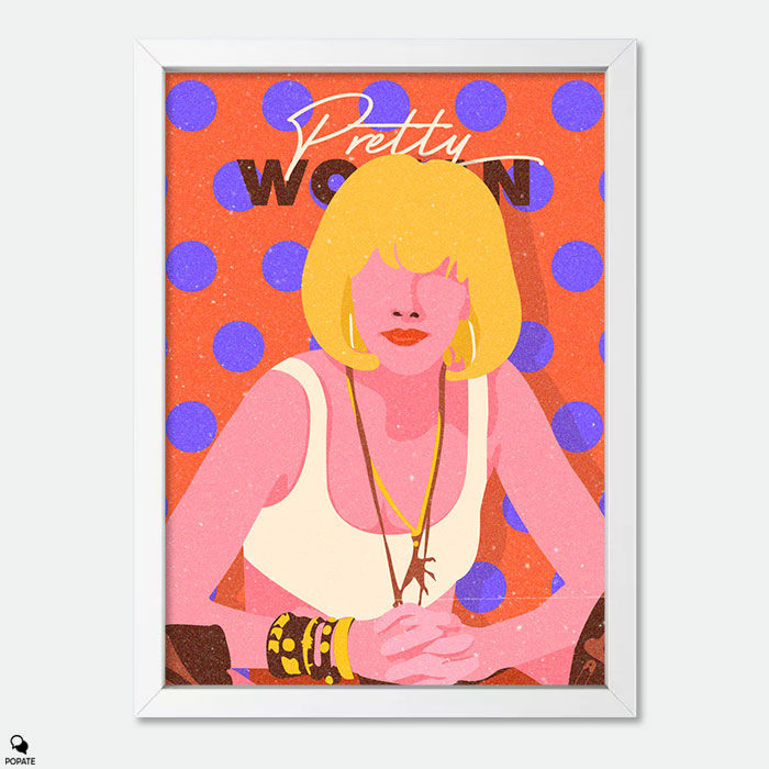 Thumbnail: Pretty Woman Minimalist Vintage Mini Framed Print - Not Lost