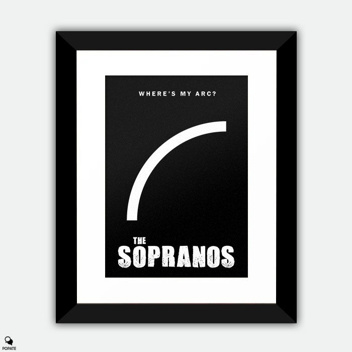 The Sopranos Alternative Large Framed Print - Where's My Arc