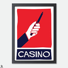 Casino Alternative Saul Bass Style Mini Framed Print