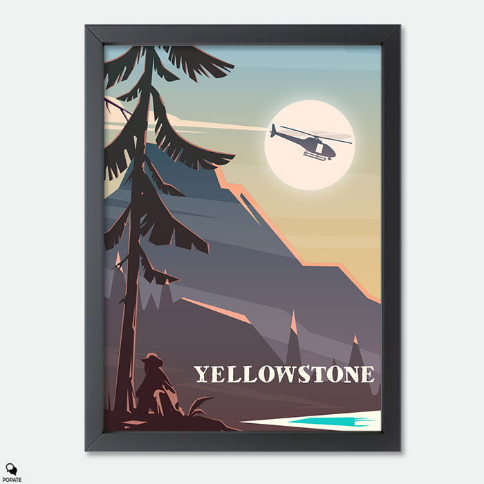 Yellowstone Alternative Mini Framed Print - Day