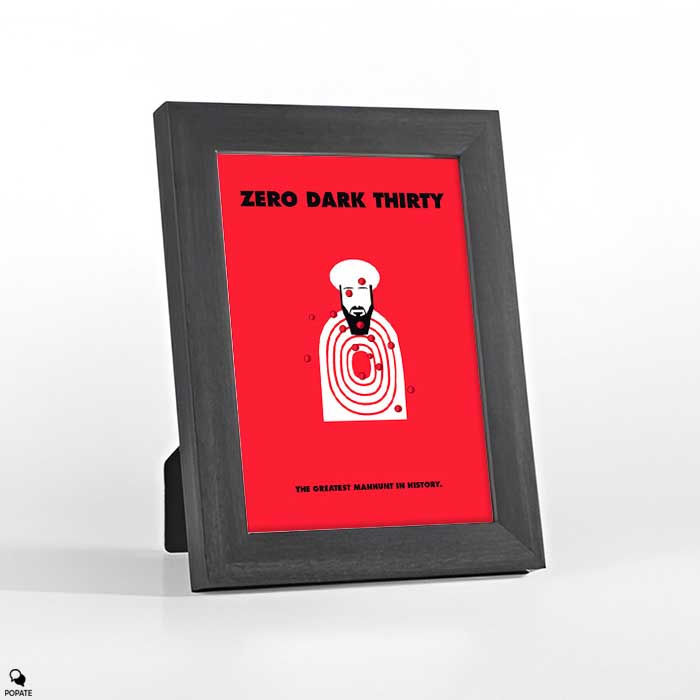 Thumbnail: Zero Dark Thirty Minimalist Mini Framed Print