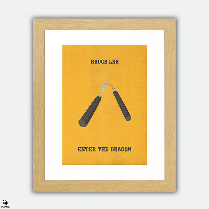 Thumbnail: Enter the Dragon Minimalist Framed Print
