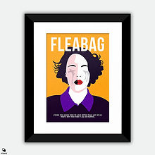 Fleabag Minimalist Large Framed Print - How to Love