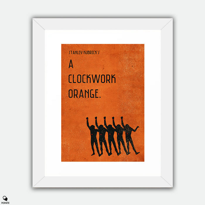 Thumbnail: A Clockwork Orange Vintage Large Minimalist Framed Print