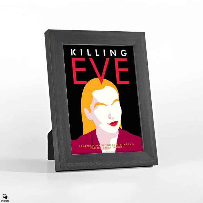 Thumbnail: Killing Eve Alternative Mini Framed Print - Villanelle