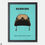 Thumbnail: Dunkirk Minimalist Mini Framed Print - Air