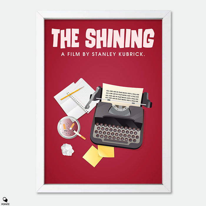 Thumbnail: The Shining Alternative Mini Framed Print - Typewriter