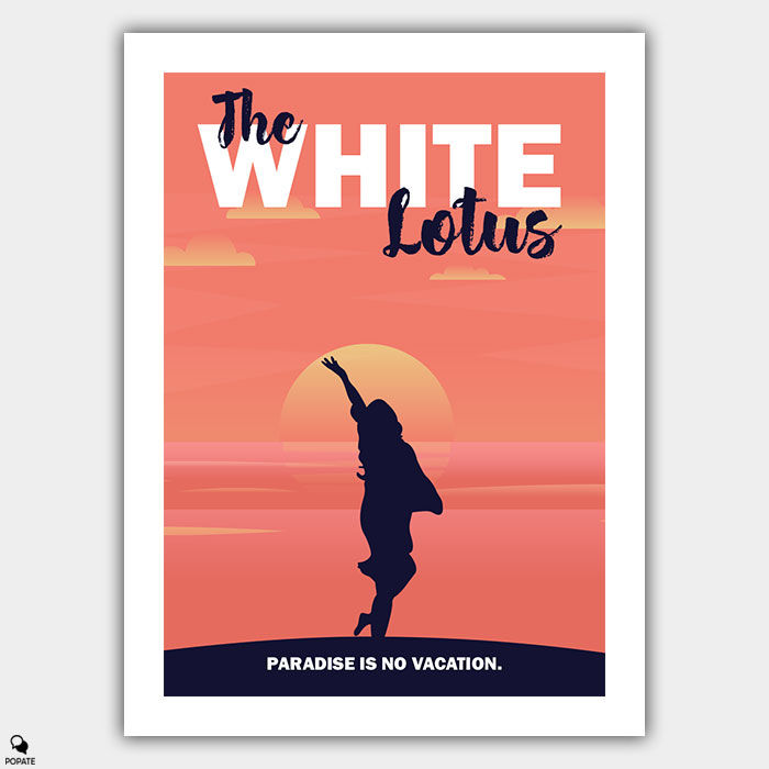 The White Lotus Minimalist Poster - Tanya McQuoid