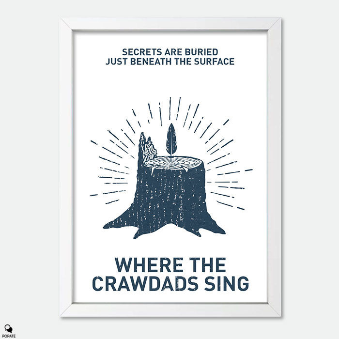 Thumbnail: Where The Crawdads Sing Minimalist Mini Framed Print - Tundra Swan