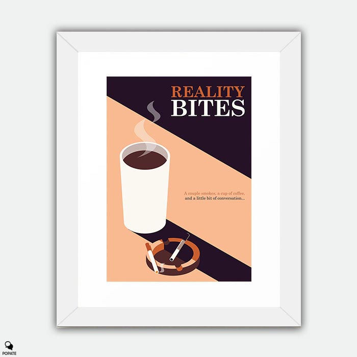 Thumbnail: Reality Bites Minimalist Large Framed Print