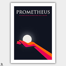 Prometheus Minimalist Poster - Fire