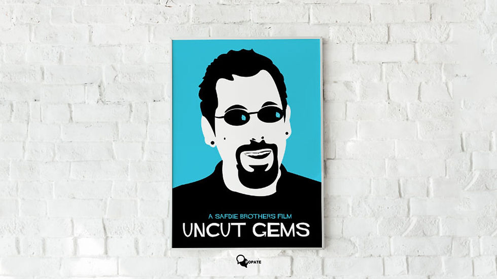 An alternative movie poster for Uncut Gems.