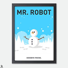 Mr. Robot Alternative Mini Framed Print - Kevin McCallister
