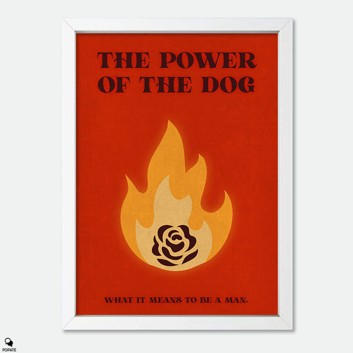 Thumbnail: The Power of the Dog Minimalist Mini Framed Print