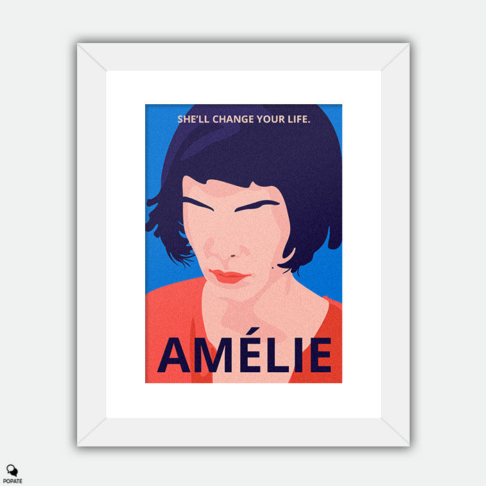 Thumbnail: Amélie Minimalist Framed Print - Amélie Poulain