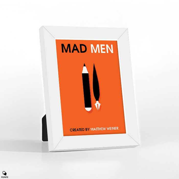 Thumbnail: Mad Men Minimalist Mini Framed Print - Creative and Executive