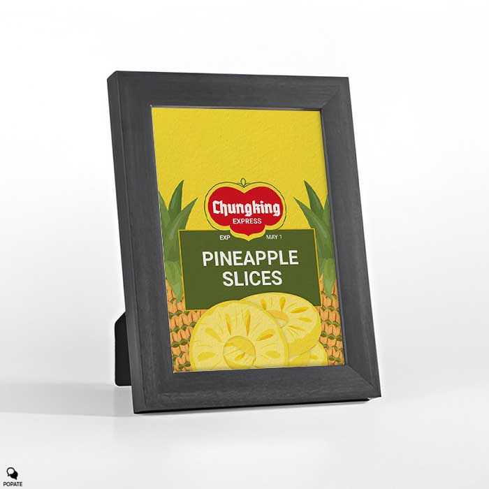 Thumbnail: Chungking Express Minimalist Mini Framed Print - Pineapples
