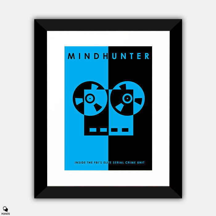 Mindhunter Minimalist Framed Print - Recorder