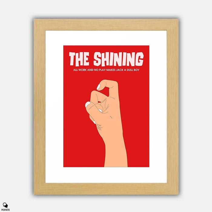 Thumbnail: The Shining Minimalist Large Framed Print - Tony