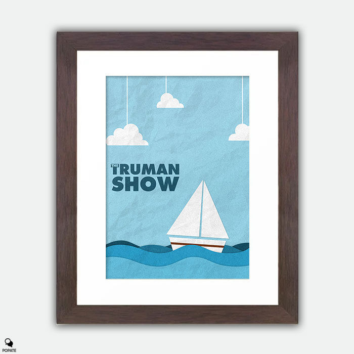 Thumbnail: The Truman Show Minimalist Large Framed Print