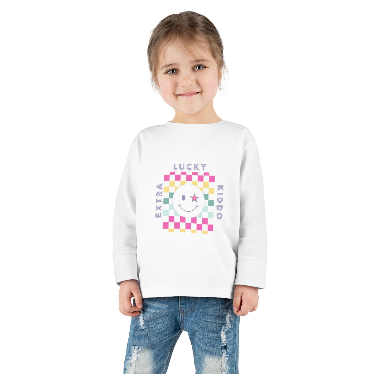 Extra Lucky Kiddo Long Sleeve Tee