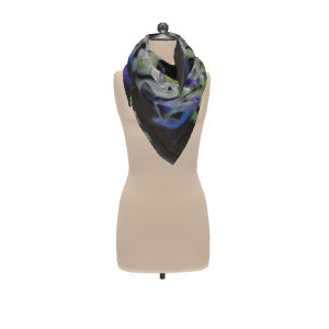 Thumbnail: Luxury Chiffon Scarf  - The shape of what moves