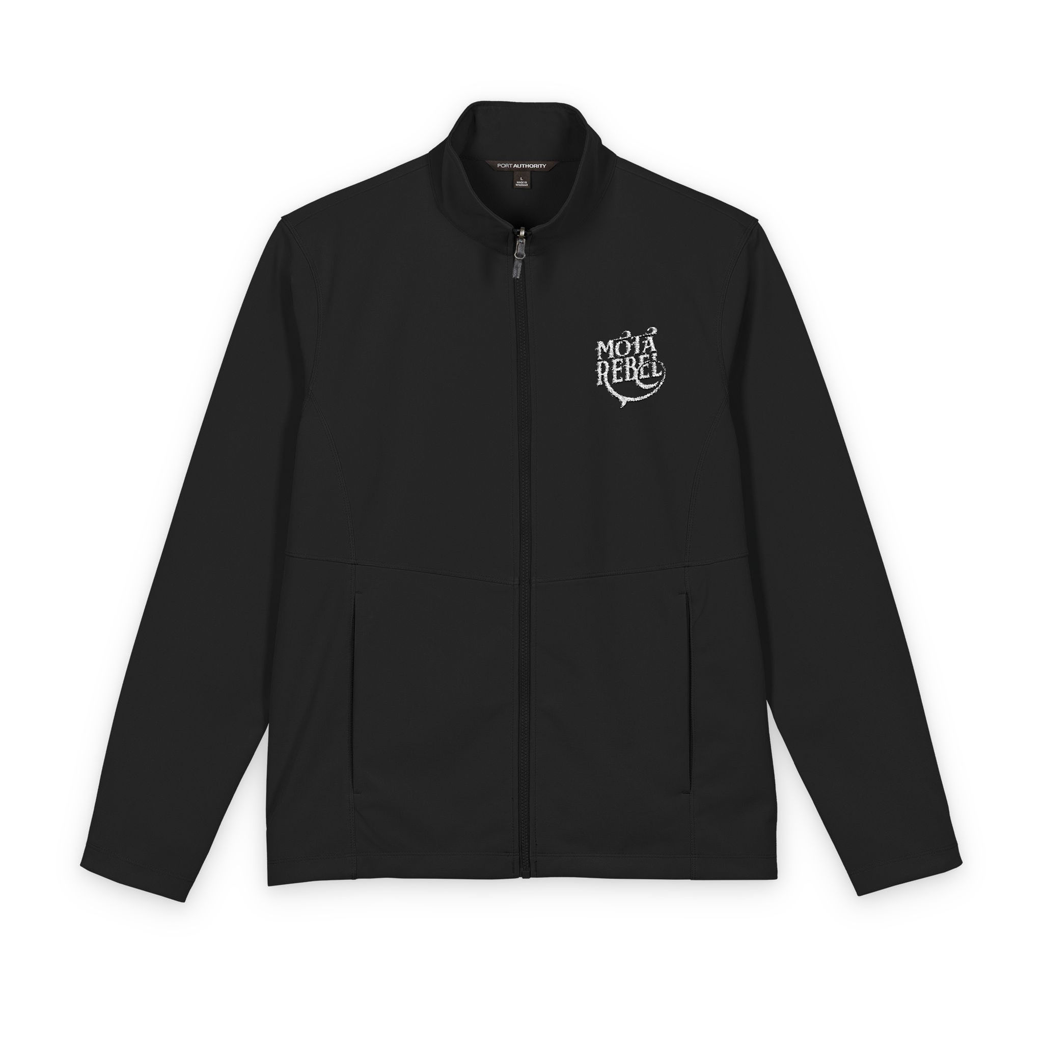 Men's Soft Shell Jacket with Embroidered Logo