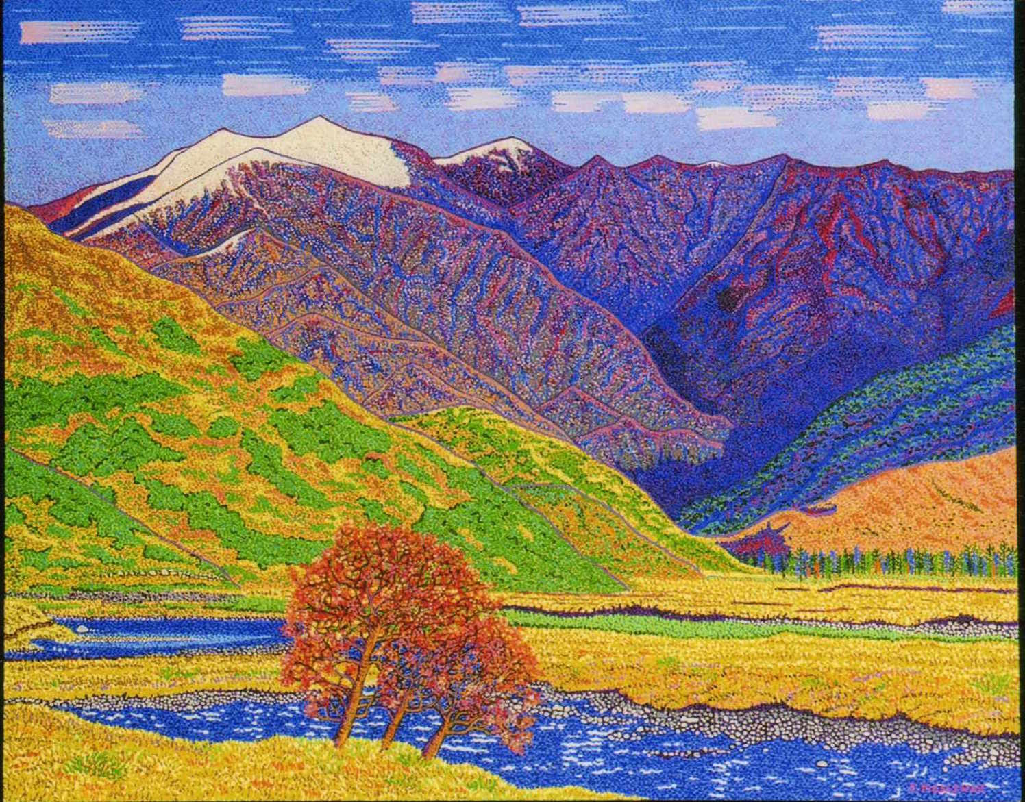 Alpine Beauty - Oil painting Artwork