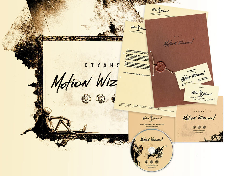 Фирменный стиль "Motion Wizard"