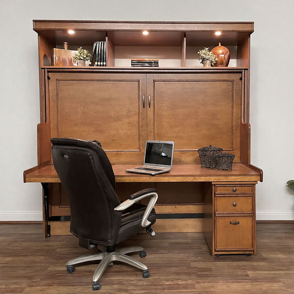 Payton Murphy Desk Bed with stay level desk