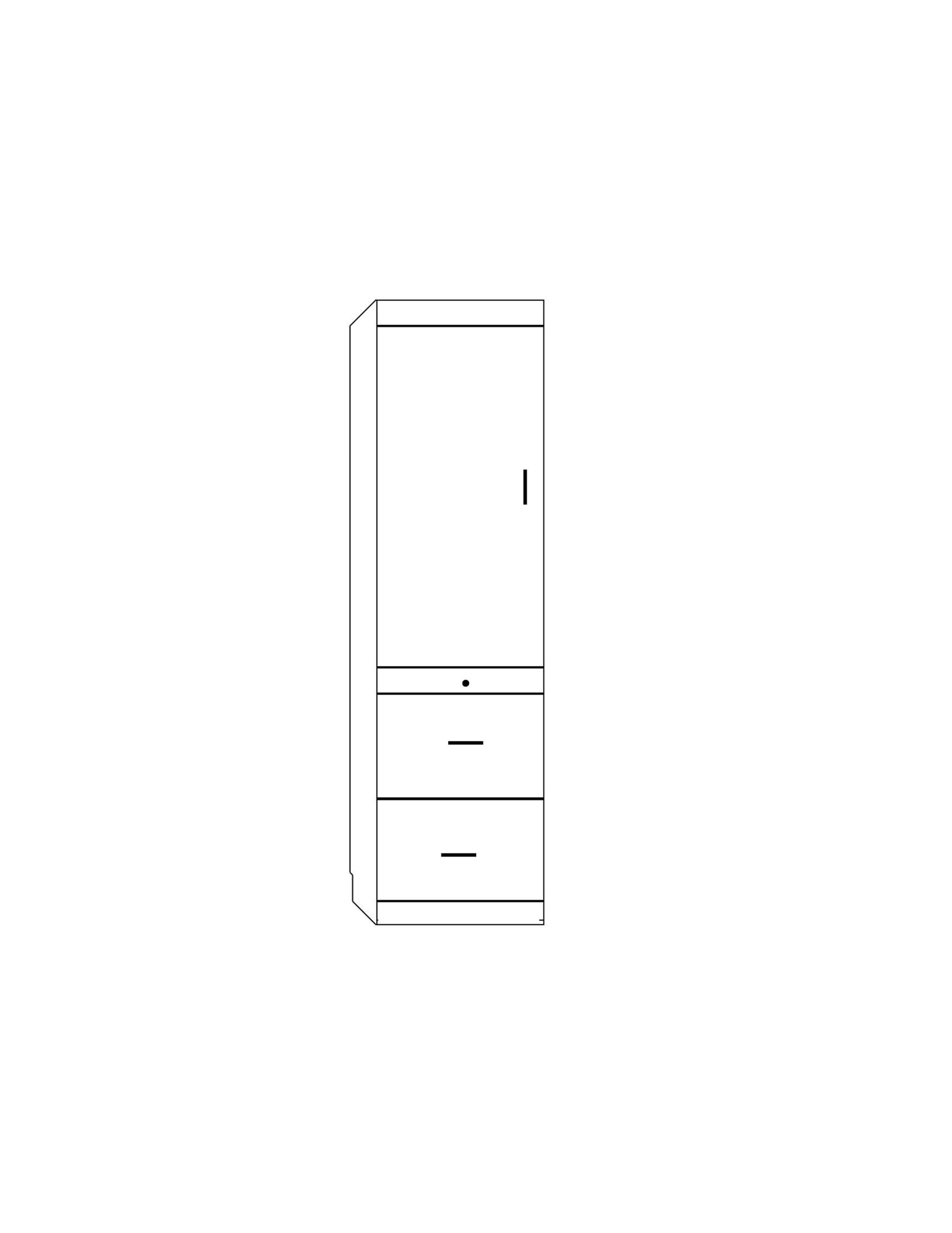 Modern Door Tray Drawers 24 x 90 lsf