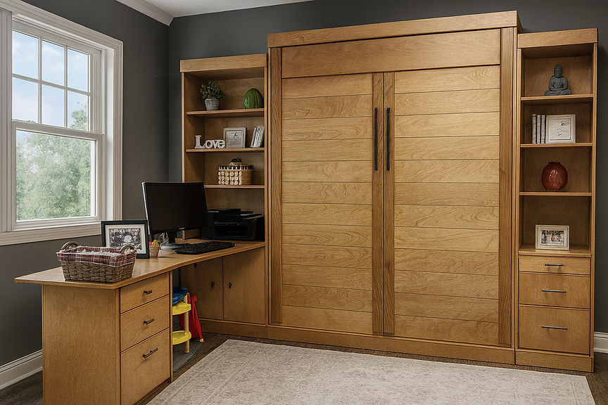 Dale Murphy Bed Desk Set www.wallbedscompany.com