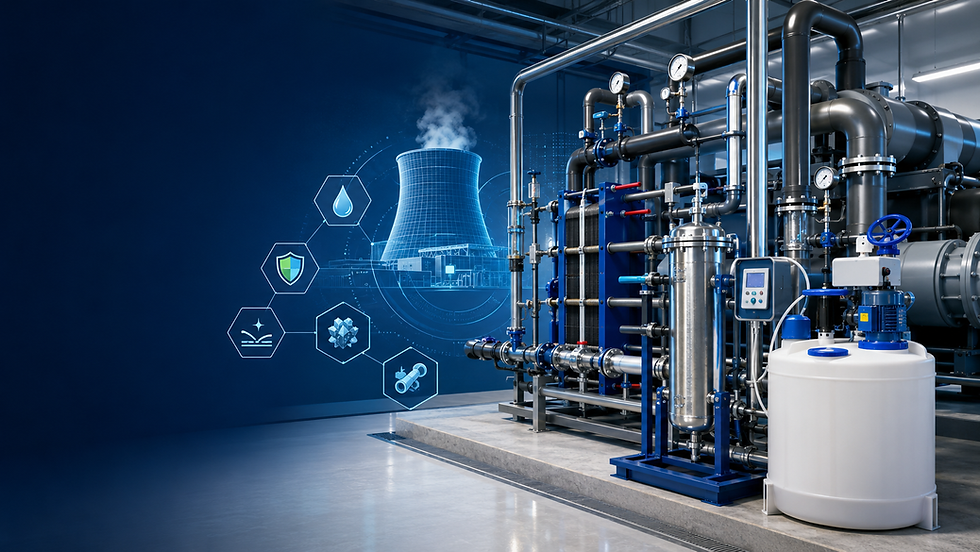 Modern HVAC Water Treatment Plant