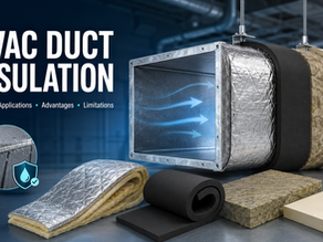 hvac duct insulation types overview