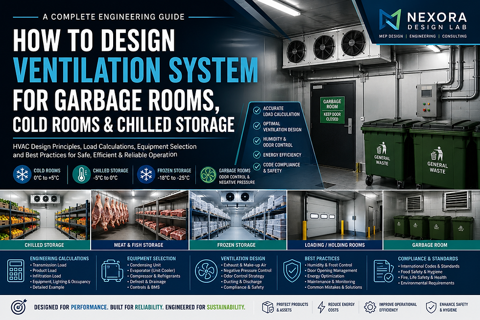 How to Design Ventilation and Refrigeration Systems for Garbage Rooms, Chilled Storage, and Cold Rooms