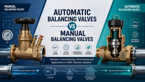 Manual vs Automatic Balancing Valves
