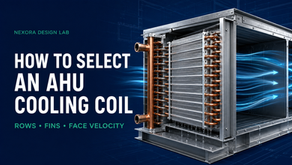 Selecting an AHU Cooling Coil