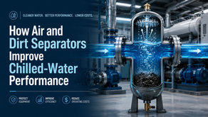 Air and Dirt Separators Improve Chilled-Water Performance
