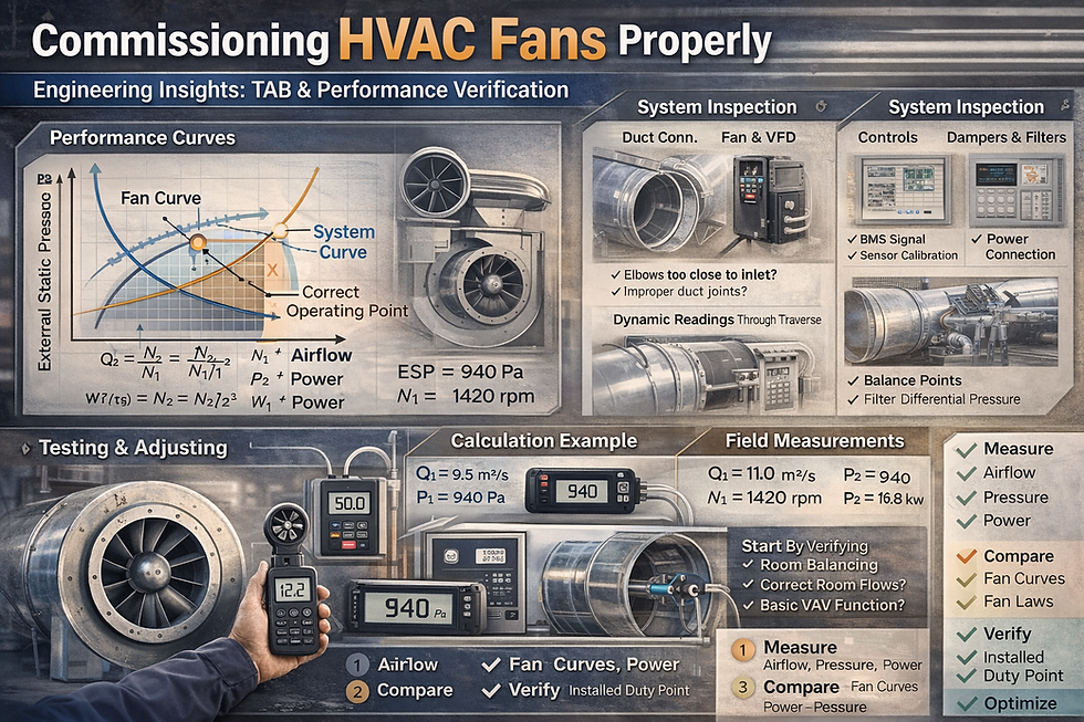 Commissoning HVAC Fans