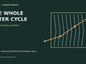 Original Nexora cover illustrating AHU Filter Energy: Use the Pressure-Drop History, Not Just the Clean Rating
